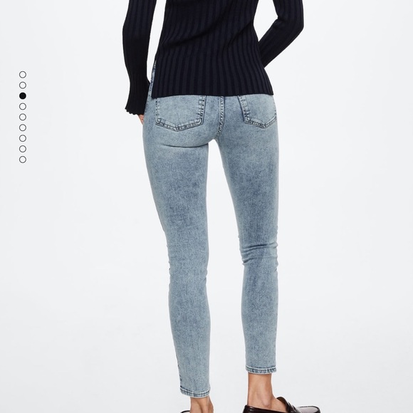 Elsa Medium Waist Skinny Jeans - Picture 1 of 8